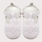 white baby shoes