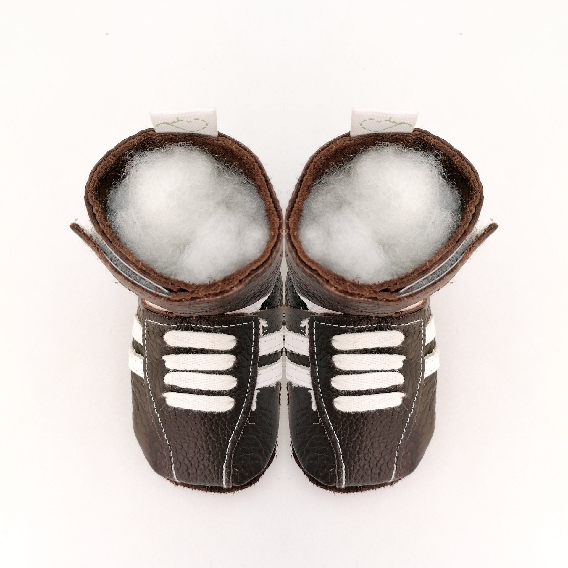 boot jag rich brown white ankle detail