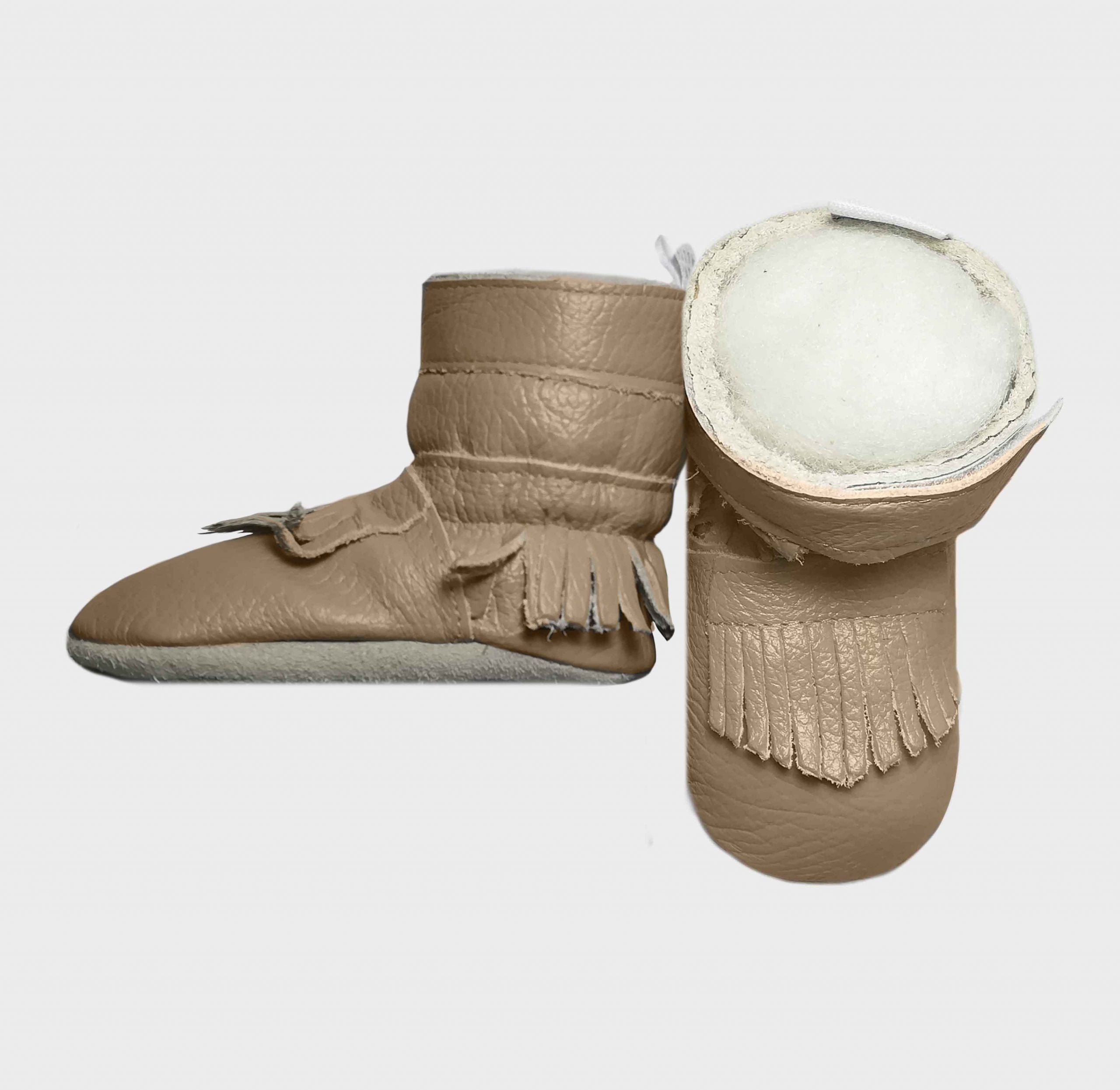 boot tissle tassle stone side