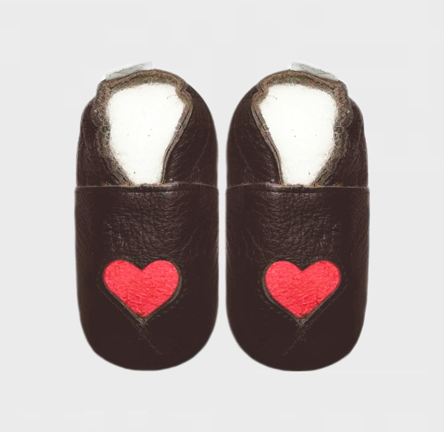 cheap as chips love brown red suede