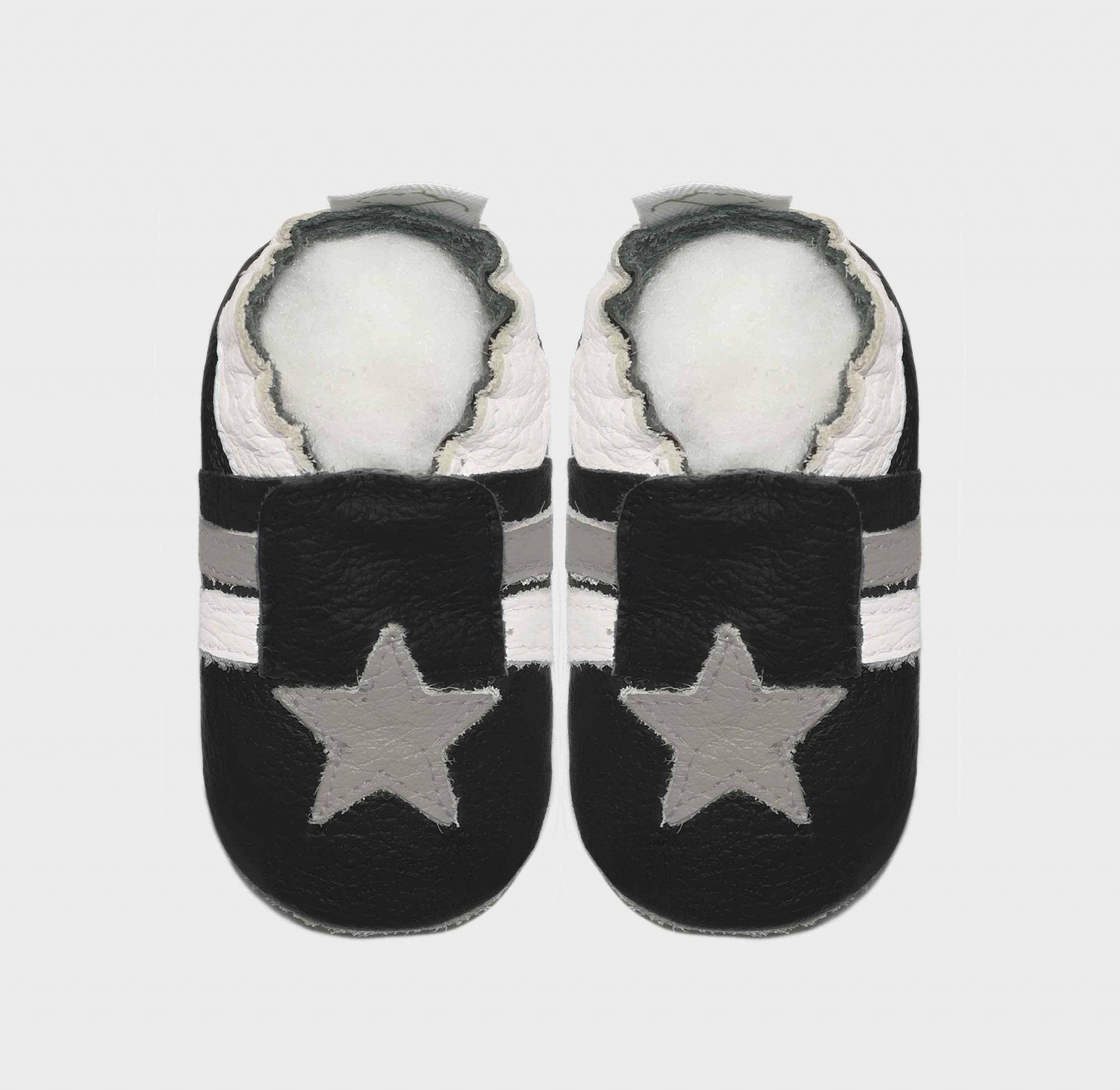 keanu black grey baby shoes