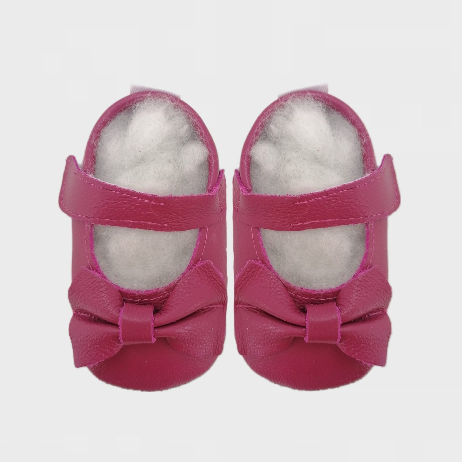 mary jane big bow cerise