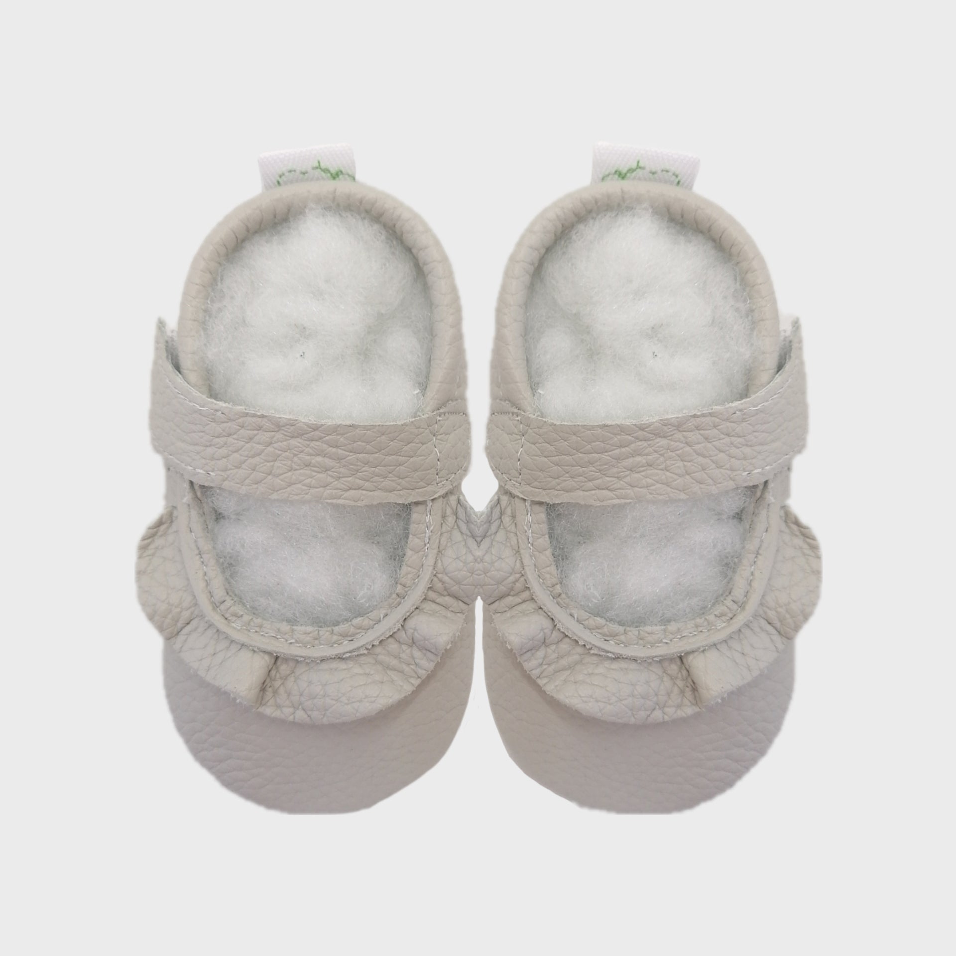 mary jane frill light grey