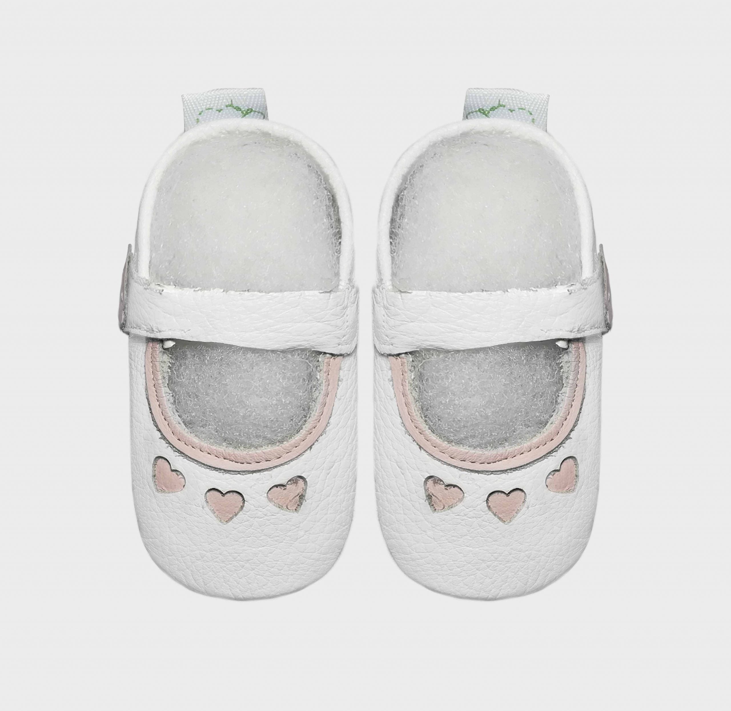 mary jane hearts pink white w