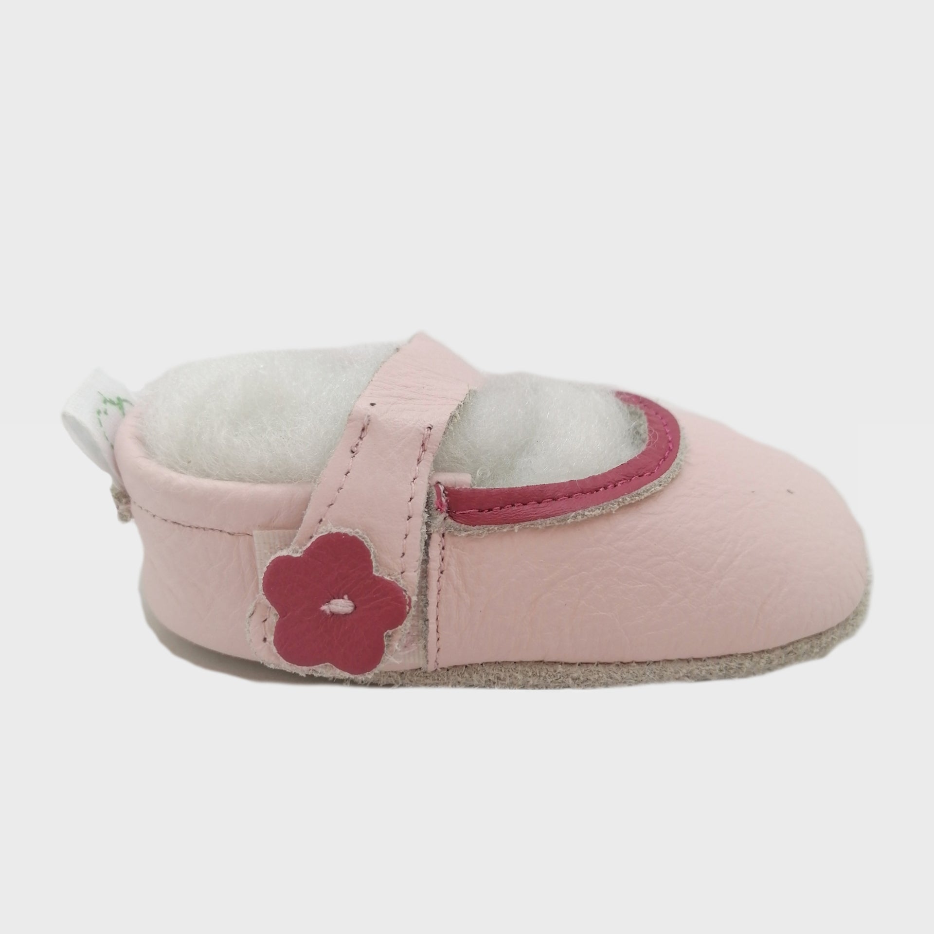 mary jane plain princess pink side