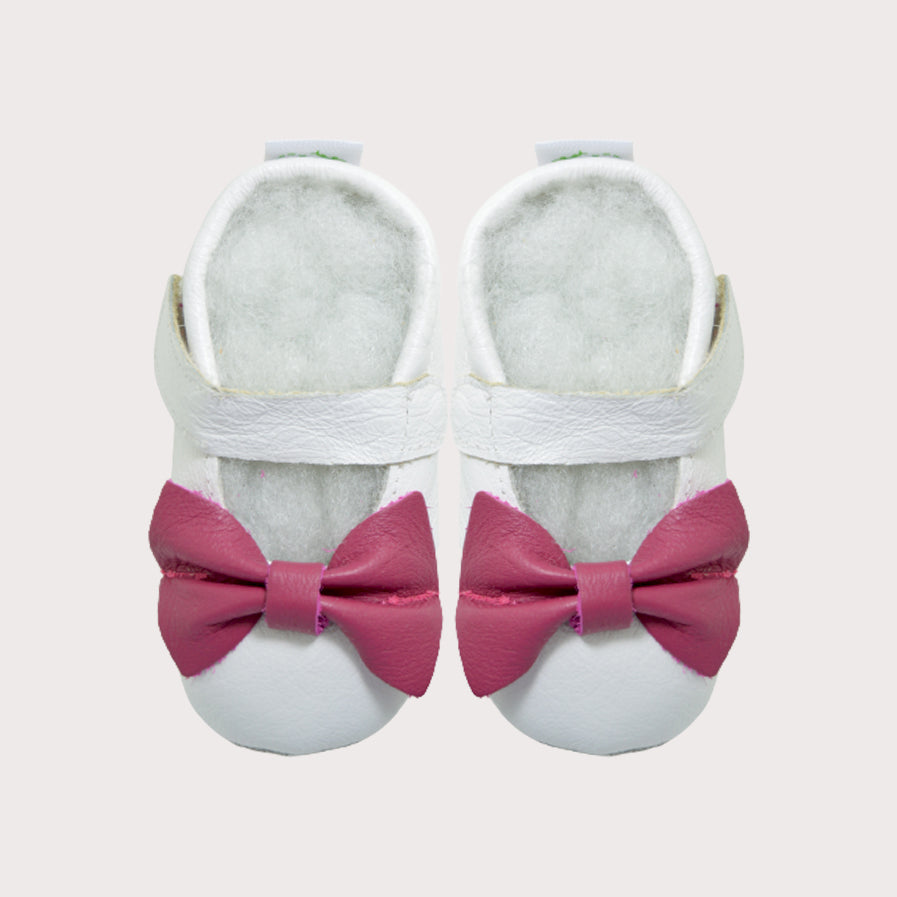 Mary Jane Big Bow Baby Shoes