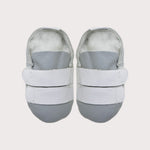 grey baby shoes