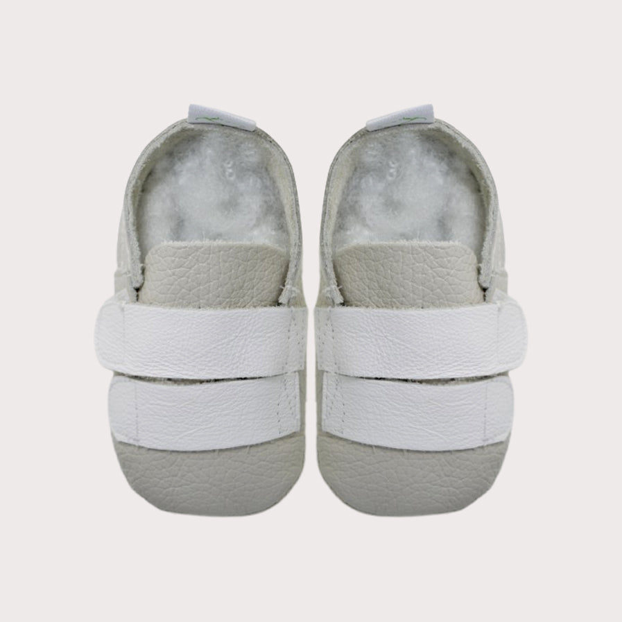 brown leather baby shoes