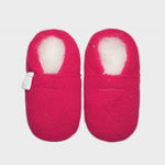slipper fleece cerise
