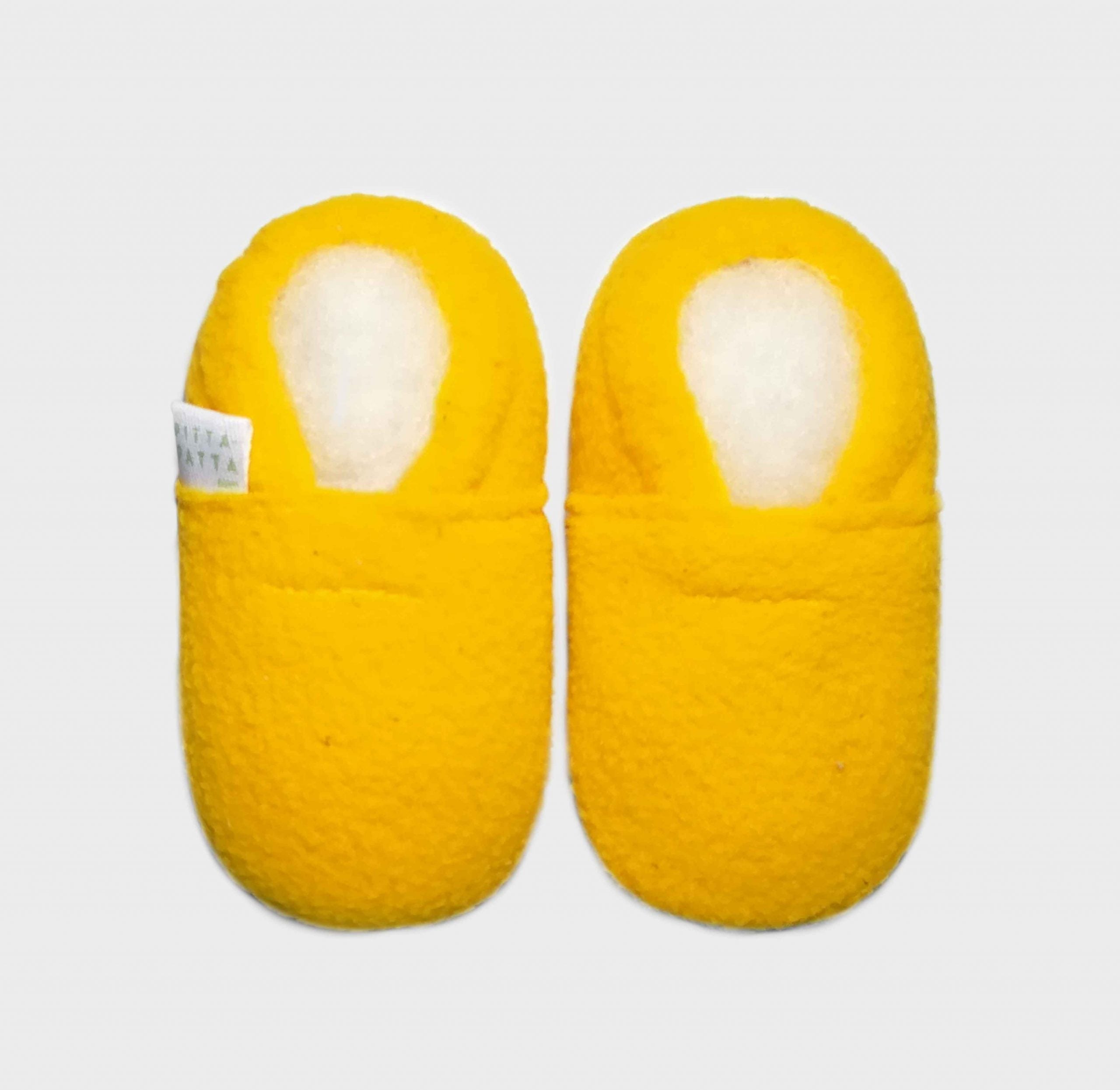slipper fleece yellow