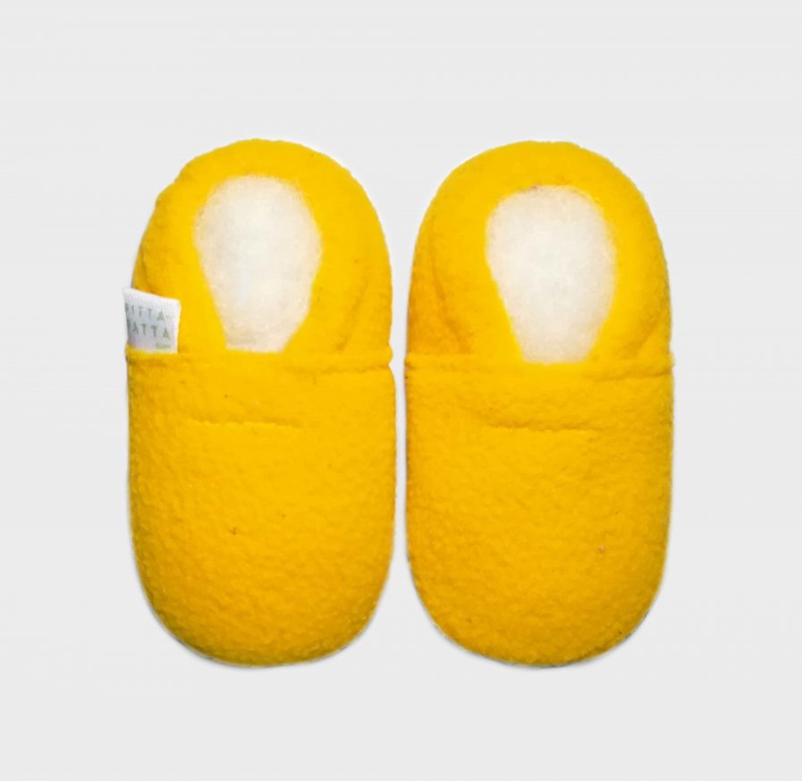 slipper fleece yellow